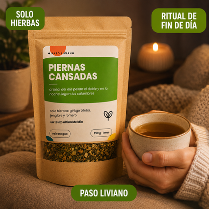 Té Piernas Cansadas – Paso Liviano Cada Día