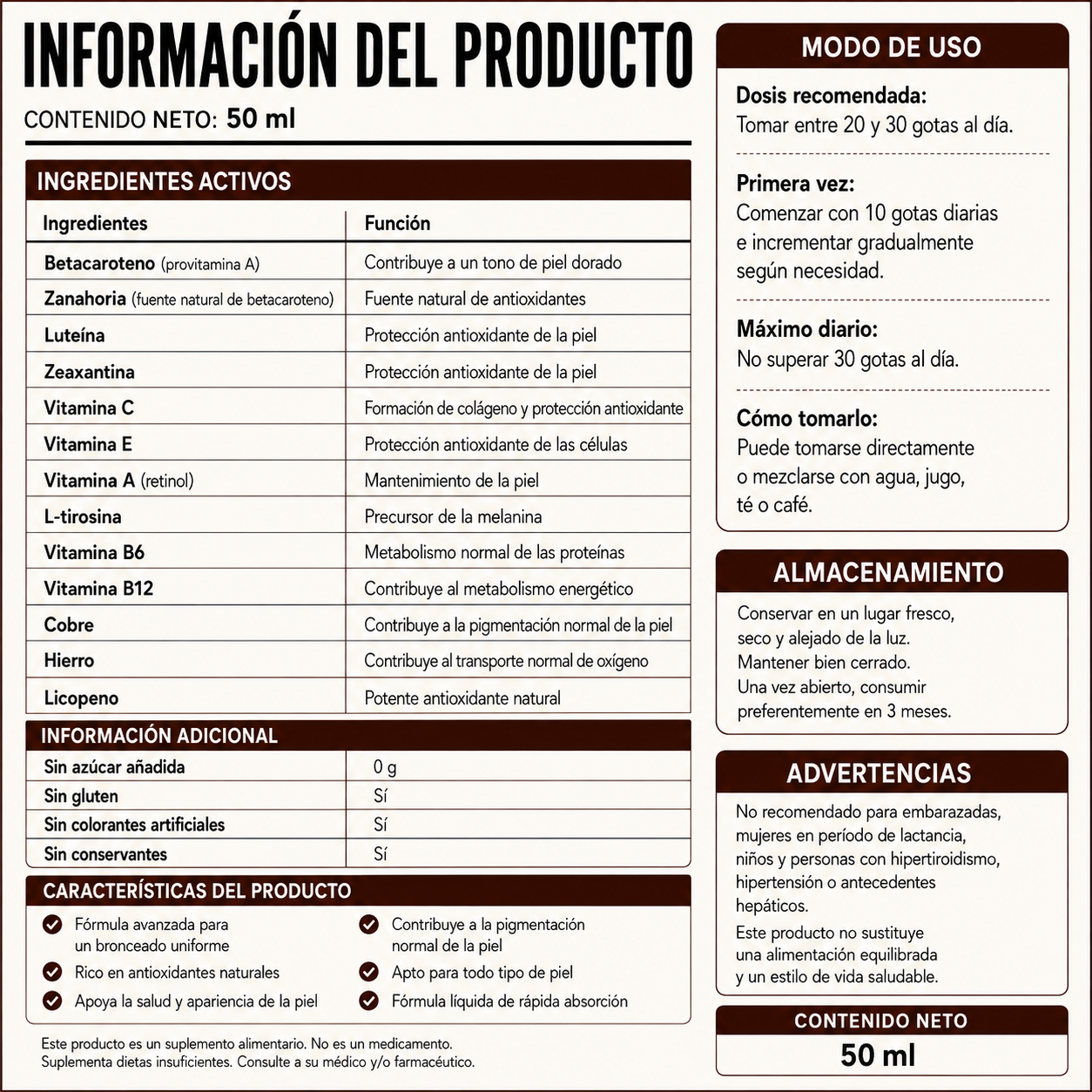 Gotas Bronceadoras Naturales – El Bronceado Que Se Bebe