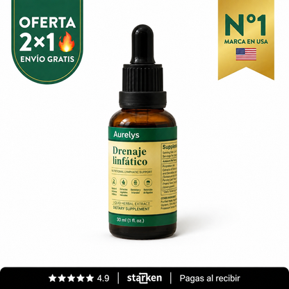Combo 2 Drenajes Linfático Aurelys | Reduce Hinchazón y Retención